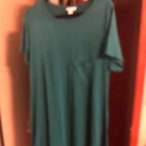 Jade/ dark teal LuLaRoe Carly in XL